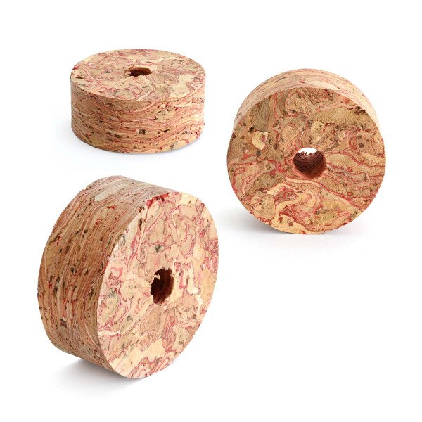 A-Grade Cork Rings For Rod Building – 100 Pack – 1.25" X 0.5" With 6mm Bore By EcorkUSA-727346